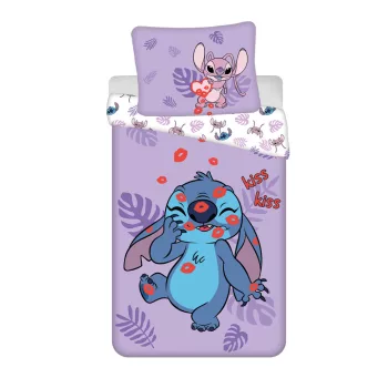   Disney Lilo és Stitch, A csillagkutya Kiss ágyneműhuzat 140×200cm, 70×90 cm
