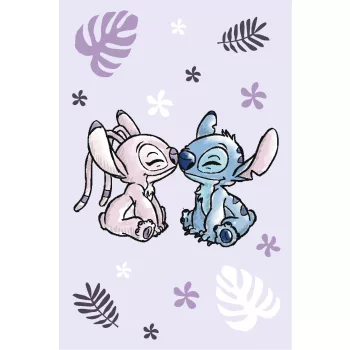   Disney Lilo és Stitch, A csillagkutya Purple polár takaró 100x150cm