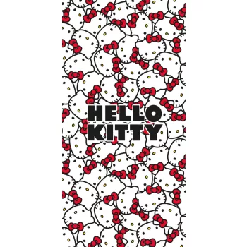   Hello Kitty Red Bows fürdőlepedő, strand törölköző 70x140cm