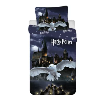   Harry Potter Hogwarts Night ágyneműhuzat 140×200cm, 70×90 cm microfibre