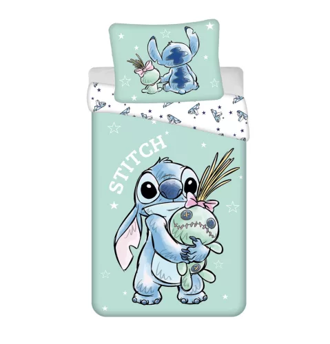 Disney Lilo és Stitch, A csillagkutya Buddies ágyneműhuzat 140×200cm, 70×90 cm