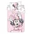 Disney Minnie Blush Pink gyerek, ovis ágyneműhuzat 100×135 cm, 40×60 cm