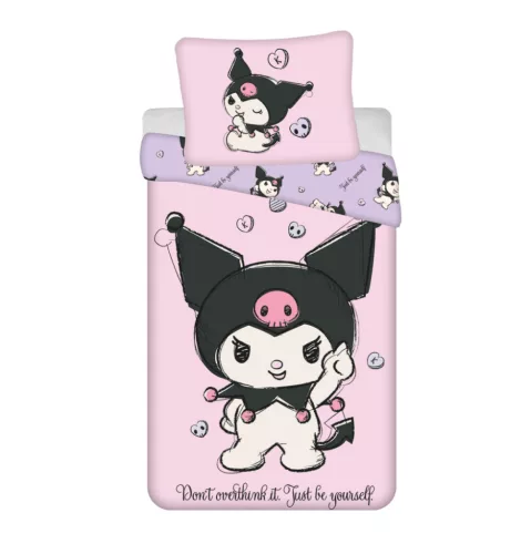 Hello Kitty Kuromi Be Yourself ágyneműhuzat 140×200cm, 70×90 cm