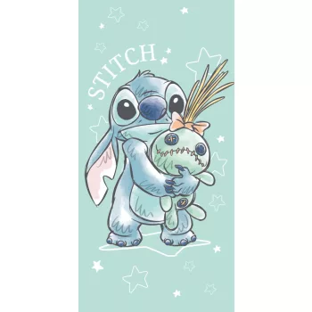  Disney Lilo és Stitch, A csillagkutya Buddies fürdőlepedő, strand törölköző 70x140cm