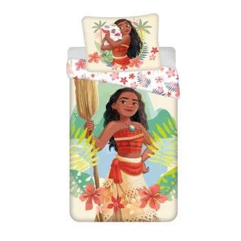 Disney Vaiana Tropicool ágyneműhuzat 140×200cm, 70×90 cm