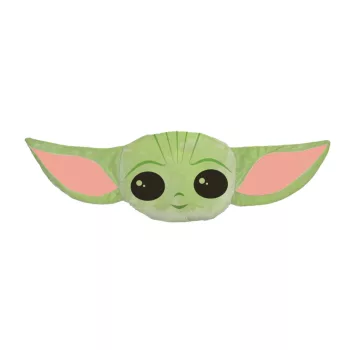 Star Wars Baby Yoda 3D formapárna, díszpárna 41 cm