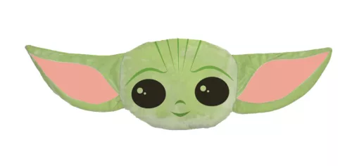 Star Wars Baby Yoda 3D formapárna, díszpárna 41 cm