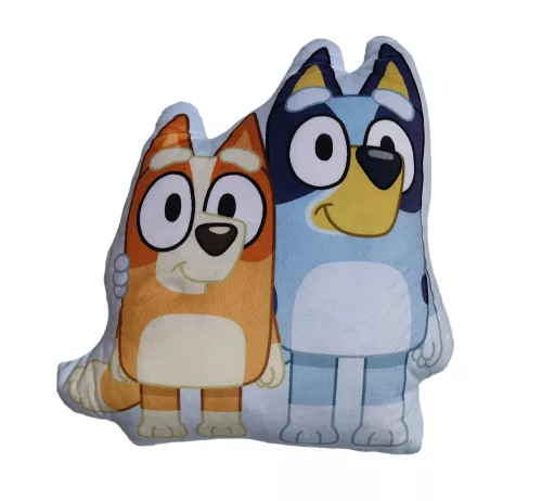 Bluey Pals Hug formapárna, díszpárna 34x28 cm