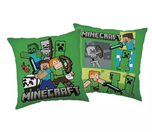 Minecraft Life párna, díszpárna 40x40 cm