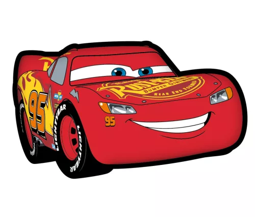 Disney Verdák McQueen formapárna, díszpárna 35x21 cm