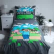 Minecraft Pixel Paradise ágyneműhuzat 140×200cm, 70×90 cm