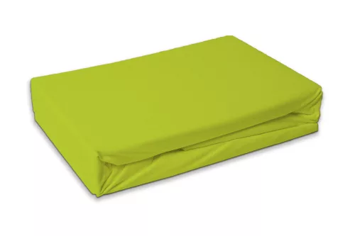 Zöld Green Apple frottír gumis lepedő 180x200 cm