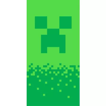   Minecraft Digital Creeper fürdőlepedő, strand törölköző 70x140cm