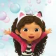 Gabi babaháza Bubbles kéztörlő, arctörlő, törölköző 30x30cm