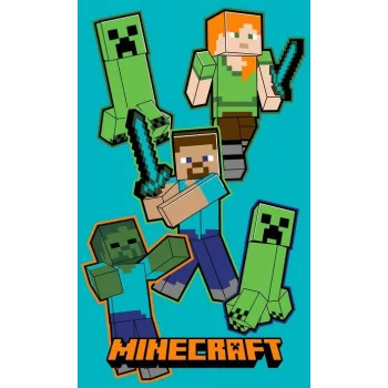   Minecraft Crawler kéztörlő, arctörlő, törölköző 30x50cm