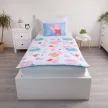 Peppa malac Big Pig Family gyerek, ovis ágyneműhuzat 100×135cm, 40×60 cm