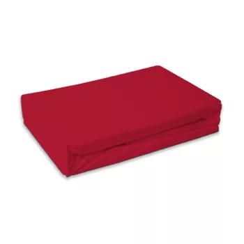 Piros Apple Red frottír gumis lepedő 90x200 cm