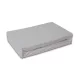 Szürke Light Grey frottír gumis lepedő 60x120 cm
