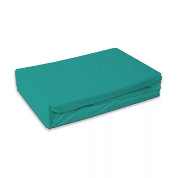 Zöld Turquoise frottír gumis lepedő 180x200 cm