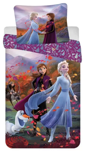 Disney Jégvarázs Mountains ágyneműhuzat 140×200cm, 70×90 cm