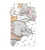 Disney Dumbo Dots gyerek, ovis ágyneműhuzat 100×135cm, 40×60 cm
