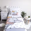 Disney Dumbo Dots gyerek, ovis ágyneműhuzat 100×135cm, 40×60 cm