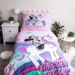 Disney Minnie Unicorn Dreams ágyneműhuzat 140×200cm, 70×90 cm