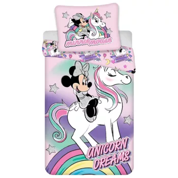   Disney Minnie Unicorn Dreams ágyneműhuzat 140×200cm, 50x70 cm