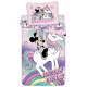 Disney Minnie Unicorn Dreams ágyneműhuzat 140×200cm, 50x70 cm