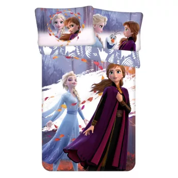   Disney Jégvarázs Warm-Cool gyerek, ovis ágyneműhuzat 100×135 cm, 40×60 cm