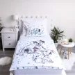 Disney 101 Kiskutya Blue Spots gyerek, ovis ágyneműhuzat 100×135cm, 40×60 cm