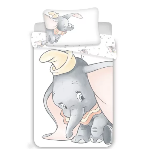 Disney Dumbo Grey gyerek, ovis ágyneműhuzat 100×135cm, 40×60 cm