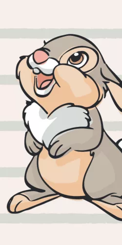 Disney Bambi Thumper fürdőlepedő, strand törölköző 70x140cm