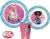 Barbie Stylish étkészlet, micro műanyag szett, pohárral 260 ml