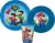 Super Mario Mushroom Kingdom étkészlet, műanyag szett
