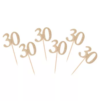 Arany 30 Gold díszítő pálca 6 db-os
