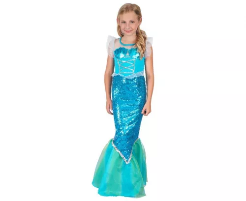 Sellő Blue jelmez 110/120 cm