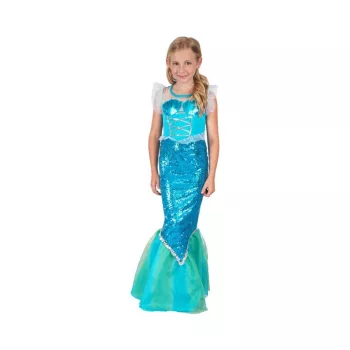 Sellő Blue jelmez 120/130 cm