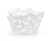 Pillangó White muffin dísz 6 db-os