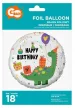 Dinoszaurusz Happy Birthday Dinosaur fólia lufi 36 cm