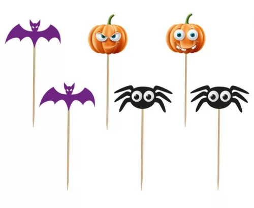 Halloween Boo díszítő pálca 6 db-os
