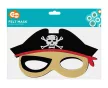 Kalóz Pirate filc maszk 22 cm