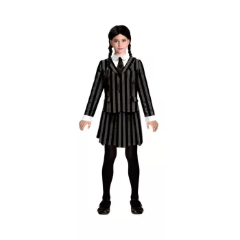 Iskoláslány Gothic Black jelmez 120/130 cm
