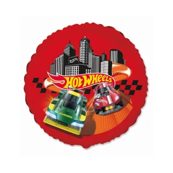 Hot Wheels Red fólia lufi 46 cm (WP)