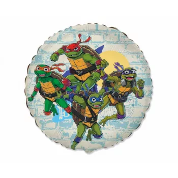 Tini Nindzsa Teknőcök Warriors fólia lufi 46 cm (WP)