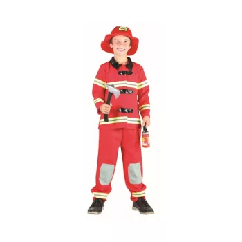 Tűzoltó Red jelmez 130/140 cm