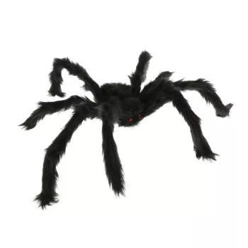 Óriás pók Black dekoráció 60 cm