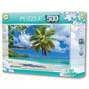   Seychelles Tengerpart Palm tree puzzle 500 db-os II. osztály