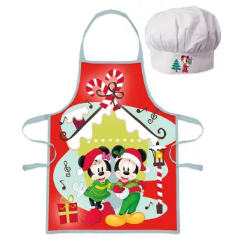   Disney Minnie and Mickey Karácsonyi gyerek kötény 2 darabos szett II. osztály