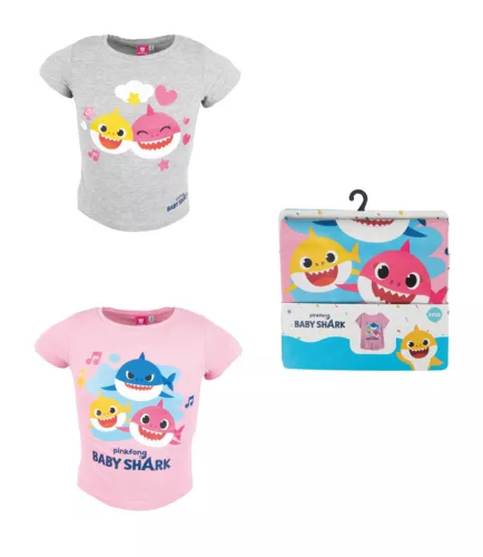 Baby Shark Fun gyerek rövid póló, felső 2 - 6 év / 92 - 116 cm